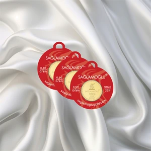 LEVA GOLD 3 Adet 0.50 gr 22 Ayar Sağlamoğlu Gram Altın