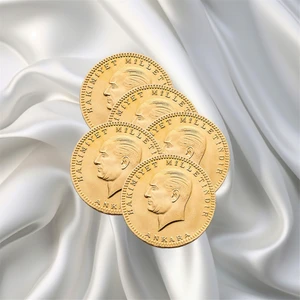 LEVA GOLD 5 Adet Ata Çeyrek Altın Yeni Tarihli