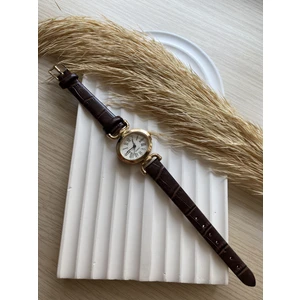 Retro Minimal Deri Kordon Vintage Kadın Kol Saati