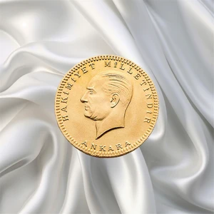 LEVA GOLD Ata Lira Altın Eski Tarihli 7.216 Gram 22 Ayar Sertifikalı Altın