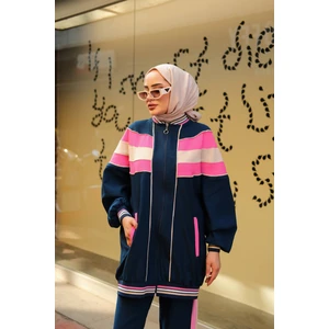 MİMİ LUXURY WEAR Tesettür Eşofman Takımı Fermuarlı Ikili Takımı 449