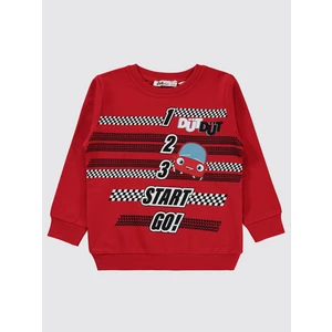 Civil Boys Erkek Çocuk Sweatshirt 2-5 Yaş Kırmızı