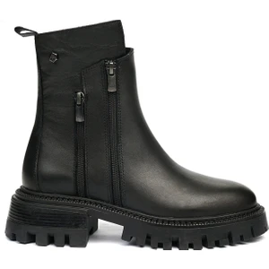 Hammer Jack Deri Siyah Kadın Bot 102 24675-Z