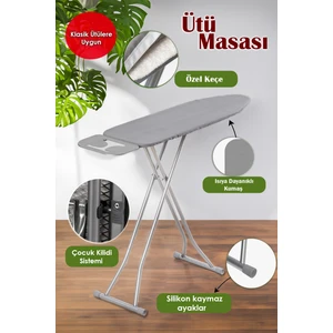 Alsu Lux Orta Boy Ütü Masası 33*97 cm
