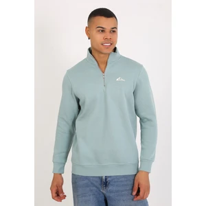 5259-2 Premium Kalite Üç Iplik Yarım Fermuarlı Relax Fit Sweatshırt