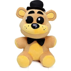 Altın Freddy Siyah Şapka (Abd Stoklarında) - Five Nights Freddy's - Fazbear Koleksiyon Figürü - Fnaf Kabus Peluşu (Altın Ayı) 7''/oyuncak, Altın Ayı Siyah Şapka (Yurt Dışından)