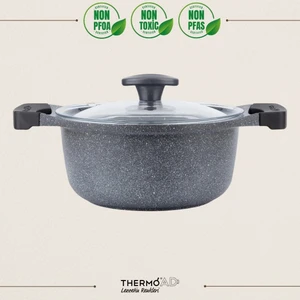 ThermoAD | Derin Tencere | Graneu Serisi | Gri | 20 cm