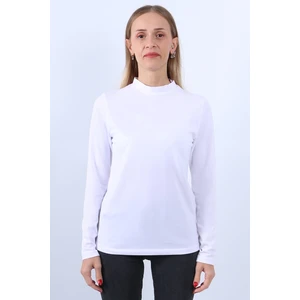 Kadın Balıkçı Yaka Uzun Kollu Body