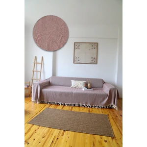 Koza Mix  Kolları Örten Koltuk Örtüsü 180X300 Battal Boy Bordo
