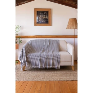 Koza Mix Kazayağı Antrasit 210X175 cm Koyugri