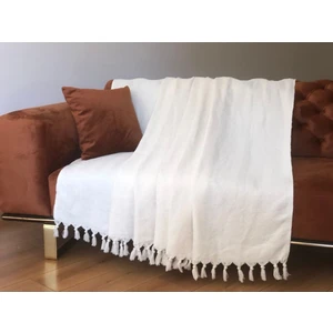 Koza Mix Çekyat Örtüsü Krem 180X210 cm Koltuk Örtüsü