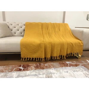 Koza Mix Hardal Koltuk Örtüsü Balık Sırtı Desen 180*210