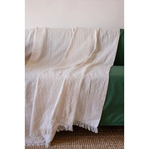 Koza Mix Çekyat Örtüsü Ekru 210X175 cm Krem