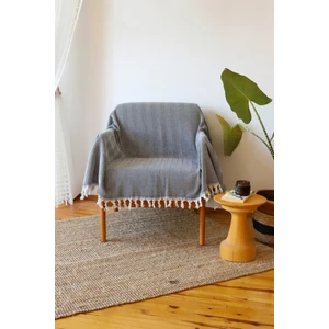 Koza Mix Berjer Tekli Koltuk Örtüsü Siyah 150X170CM