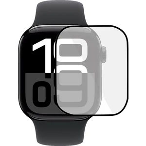 Apple Watch Series 10 42MM Tam Kaplayan Kavisli Ekran Koruyucu 3D Pet Film - Siyah AL3385