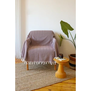 Koza Mix Berjer Tekli Koltuk Örtüsü Bordo 150X170CM