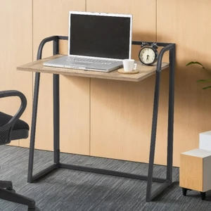 Zerka Concept Doru Katlanabilir Metal Çalışma Masası Ofis Masası Ceviz