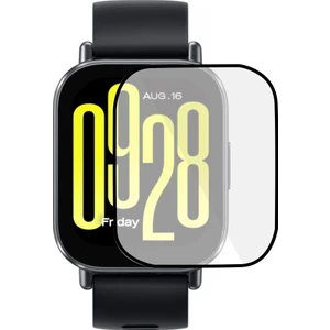 Xiaomi Redmi Watch 5 Active Tam Kaplayan Kavisli Ekran Koruyucu 3D Pet Film - Siyah AL3385