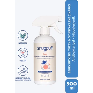Bitkisel Bebek Yüzey & Oyuncak Leke Çıkarıcı Sprey, Hipoalerjenik Vegan Çok AMAÇLI SABUN 500 ml