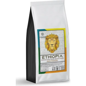 Comodo Coffee Etiyopya Premium Gold Selection Çekirdek Filtre Kahve 1000 gr