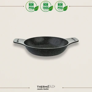ThermoAD | Güveç Sahan | Döküm Kendinden Saplı | 18 cm | Gri