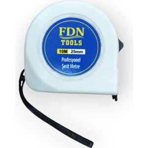 Fdn Tools 10M 225MM Şerit Metre Beyaz Mavi