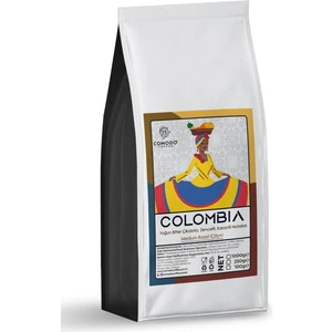 Comodo Coffee Colombia Premium Gold Selection Çekirdek Filtre Kahve 1000 gr