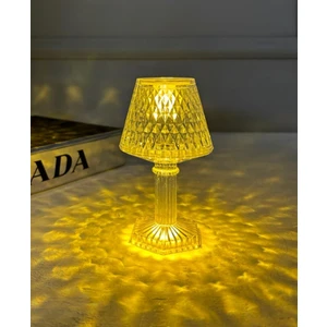 Abajur Model Mini LED Masa Lambası Prizma 12 cm