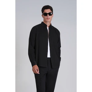 Water Erkek Basic Gömlek Slim Fit Antrasit