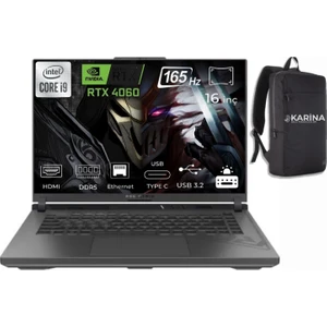 Rog Strix G16 G614JVR-N3096-19 Intel Core I9 14900HX 16GB 512GB+512GB SSD RTX4060 Freedos 16" Fhd Taşınabilir