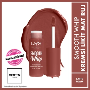 NYX Professional Makeup Smooth Whip Kremsi Likit Mat Ruj - Latte Foam