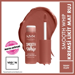 Nyx Professional Makeup Smooth Whip Kremsi Likit Mat Ruj - Teddy Fluff