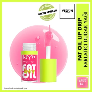 Nyx Professional Makeup Fat Oil Lip Drip Parlatıcı Dudak Yağı - Missed Call