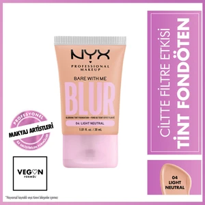 Nyx Professional Makeup Blur Tint Ciltte Filtre Etkili Fondöten - 04 Light Neutral