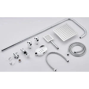 FAWER Faucet & Shower Ful Krom  Yağmurlama Robot Duş Seti - 400MS