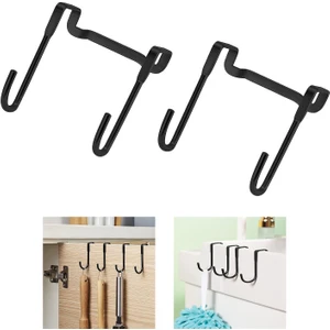 Paslanmaz Çelik Metal Banyo Duşakabin Mutfak Vb Alanlar İçin Askılık S Model - AL4837 2 Adet