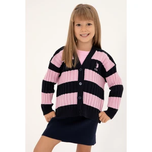 U.S. Polo Assn. Kız Çocuk Lacivert Hırka (Triko) 50297167-VR033