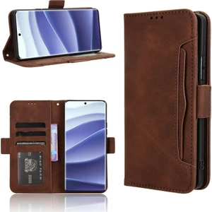 Xiaomi Redmi Note 14 Pro 5g Flip Cüzdan Kılıf, Kart Tutuculu Deri Manyetik Folyo Kapak, Destek Ayağı (Yurt Dışından)