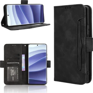 Xiaomi Redmi Note 14 Pro 5g Flip Cüzdan Kılıf, Kart Tutuculu Deri Manyetik Folyo Kapak, Destek Ayağı (Yurt Dışından)