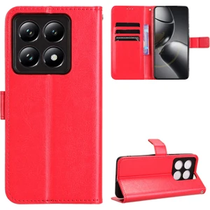 Xiaomi Mi 14T Pro Rfıd Engellemeli Kredi Kartı Tutuculu Cüzdan Kılıf, Pu Deri Folio Flip Ayak Koruyucu Darbeye Dayanıklı Kılıf (Yurt Dışından)