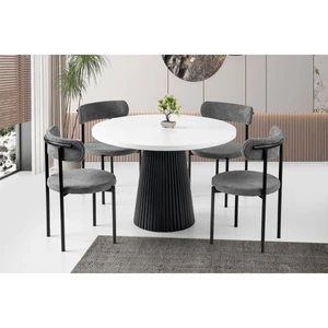 Gazzini Furniture Milas Natural Ahşap Bohem Yemek Masası 120X120