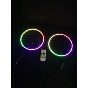 Pixel Kayar LED Midrange Kapağı 1 Takım 20 cm 2 Adet Pixel Kayar LED Kapak + Kumanda Modül