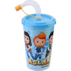 Lisanslı Kapaklı Pipetli Bardak 400 Ml.