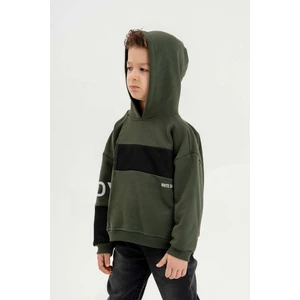 Gold Class Kidswear Kapüşonlu Ribanalı Pamuk Erkek Çocuk Sweatshirt