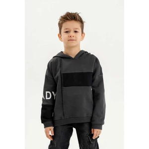 Gold Class Kidswear Kapüşonlu Ribanalı Pamuk Erkek Çocuk Sweatshirt