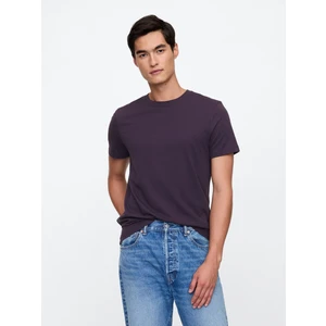 Erkek Mor Everyday Soft Sıfır Yaka T-Shirt