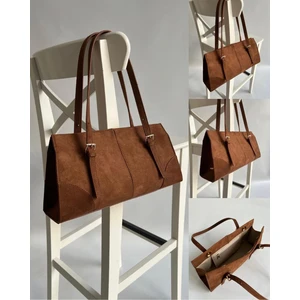 Nobles Jewellery Süet Baget Çanta