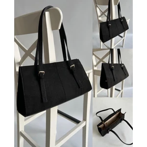 Nobles Jewellery Süet Baget Çanta