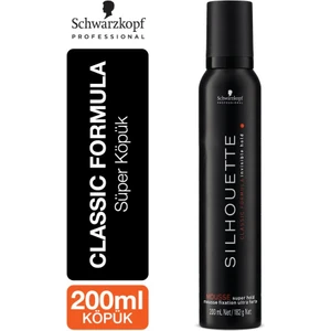 Süper Tutucu Hacim Verici Saç Köpüğü 200 Ml (Siyah)