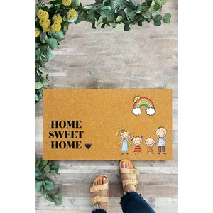 Home Sweet Home, Aile, Iç ve Dış Kapı Önü Paspası, Desenli Kapı Önü Paspası